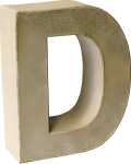 KNORR PRANDELL Papp-Buchstabe 3D D 175 x 144 x 55 cm...