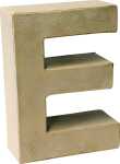KNORR PRANDELL Papp-Buchstabe 3D E 175 x 132 x 55 cm...