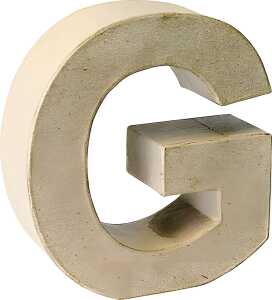 KNORR PRANDELL Papp-Buchstabe 3D G 175 x 165 x 55 cm Pappe natur