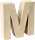KNORR PRANDELL Papp-Buchstabe 3D M 175 x 17 x 55 cm Pappe natur