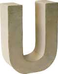 KNORR PRANDELL Papp-Buchstabe 3D U 175 x 135 x 55 cm...