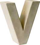 KNORR PRANDELL Papp-Buchstabe 3D V 175 x 16 x 55 cm Pappe...
