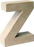 KNORR PRANDELL Papp-Buchstabe 3D Z 175 x 135 x 55 cm...