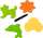 Steckplatten-Set Hund Blume Auto Delfin Druckstift Kunststoff