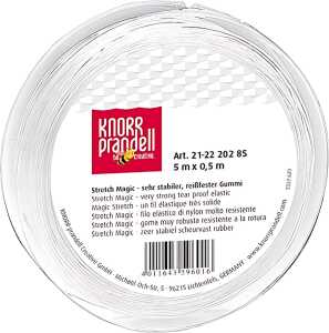 KNORR PRANDELL 212220285 Stretch Magic 5 m Ø 05 mm Gummi transparent