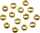 KNORR PRANDELL Quetschperlen Ø 28 mm aus Messing-Schmelz goldfarben