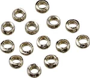 KNORR PRANDELL Quetschperlen Ø 28 mm aus Messing-Schmelz platiniert