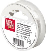 KNORR PRANDELL 212237099 Perlenfaden transparent 50 m...