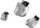 Glamoursteine-Mix Kristall 8 x 10 mm 10 x 14 mm 13 x 18 mm Acryl
