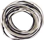 Wachskordel-Mix 3 x 170 m Ø 1 mm Baumwolle weiss...