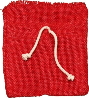 KNORR PRANDELL 212305652 Jute-Säckchen 12 x 10 cm 100 % Jute rot