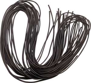 KNORR PRANDELL 212359618 Lederriemen 1 m Ø 2 mm Rindsleder schwarz