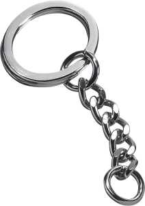 KNORR PRANDELL SchlüsselRingemit Kette 20 x 25 mm Metall silberfarben