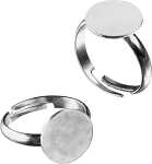 FingerRingemit Platte Platte: Ø 12 mm Metall...