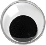 Wackelaugen Ø 20 mm Kunststoff weiss mit schwarzer...