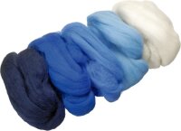 KNORR PRANDELL 212506304 Merino-Wolle-Mix weiss hellblau...