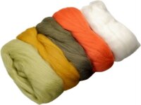 KNORR PRANDELL 212506307 Merino-Wolle-Mix weiss orange...