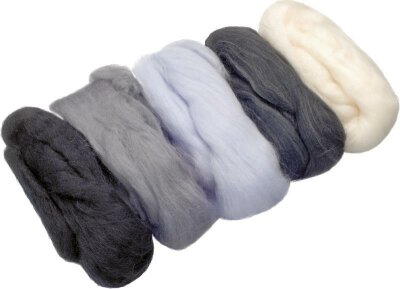 KNORR PRANDELL 212506309 Merino-Wolle-Mix weiss hellgrau grau dunkelgrau platin