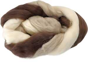 KNORR PRANDELL Märchenwolle 3-Strang-Mix natur- beige- braun-meliert