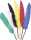KNORR PRANDELL 212543807 Indianerfedern 25 - 30 cm bunt sortiert iert