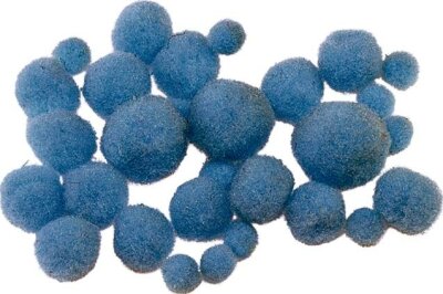 KNORR PRANDELL 212681051 Pompons Ø 8 - 20 mm blau