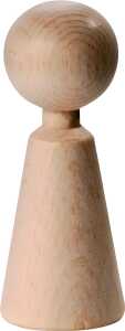 KNORR PRANDELL Figurenkegel Höhe: 60 mm Buche roh gebleicht
