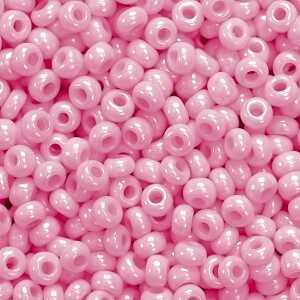 KNORR PRANDELL 213104214 Böhmische Rocailles Ø 25 mm Glas zartrosa