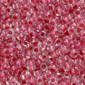 KNORR PRANDELL 213105130 Bö Rocailles Ø 25 mm Glas karmesin-transp