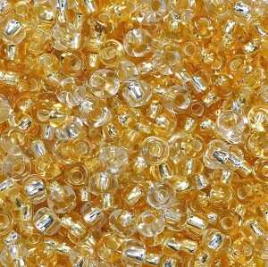 KNORR PRANDELL Böhmische Rocailles Ø 25 mm Glas gold-silber gemischt