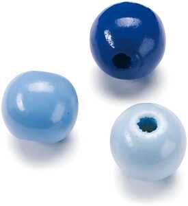 KNORR-PRANDELL Holzperle 4mm blau Mix 155er 216014340