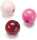 KNORR-PRANDELL Holzperle 8mm lila pink Mix 80er 216018240