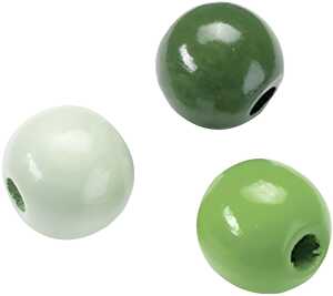 KNORR-PRANDELL Holzperle 12mm grün Mix 28er 216021460