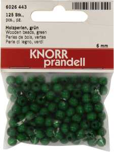 KNORR-PRANDELL Holzperle 6mm grün 125er 216026443