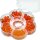 KNORR PRANDELL 216049110 Schmuckbox Blume Ø 125 cm Glas orange