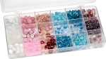 Sortimentsbox Glasperlen groß 21 x 105 x 24 cm Glas...