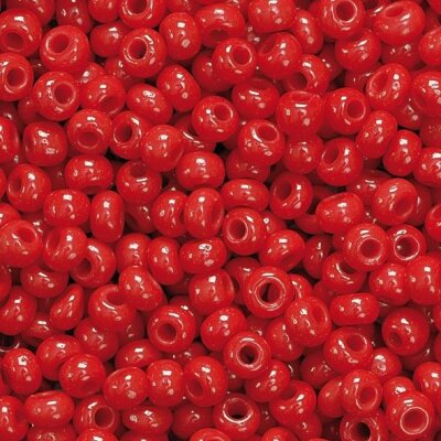 KNORR PRANDELL 216104150 Böhmische Rocailles Ø 25 mm Glas rot