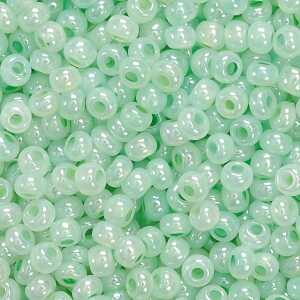 KNORR PRANDELL 216104398 Böhmische Rocailles Ø 25 mm Glas jade
