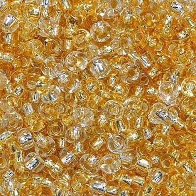 KNORR PRANDELL 216105971 Böhmische Rocailles-Mix Ø 25 mm Glas goldfarben silberfarben-gemischt