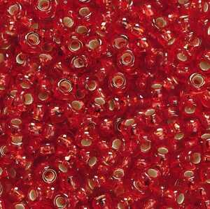 KNORR PRANDELL 216106153 Böhmische Rocailles Ø 25 mm Glas rot