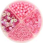 Perlen- und Pailletten-Mix Höhe: 1 cm Ø 9 cm...