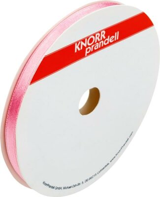 KNORR PRANDELL 216309224 Satinband 10 m x 6 mm Polyester rosa