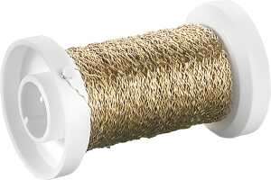 Basteldraht 50m Bouilloneffekt gold KNORR prandell 21-6482929
