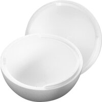 KNORR PRANDELL 216760155 Styropor-Kugel-Set 2-teilig Ø 15 cm Styropor weiss