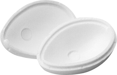 KNORR PRANDELL 216768084 Styropor-Eier-Set 2-teilig 21 cm Styropor weiss