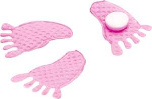 KNORR PRANDELL 216930186 Dekostreu Baby Babyfüße 25 cm Kunststoff rosa