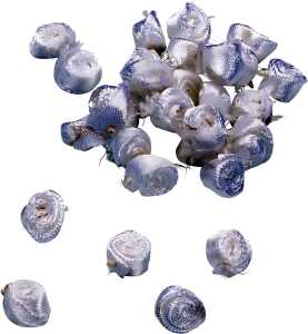 KNORR PRANDELL Dekostreu Blumen Diorröschen Ø 08 cm Textil weiss