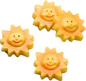 KNORR PRANDELL Dekostreu Allgemein Sonnenstreu 15 cm Polyresin gelb