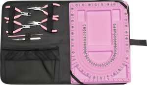 KNORR PRANDELL Schmuckwerkzeug-Set 34 x 245 x 3 cm rosa-schwarz