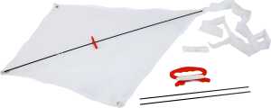 KNORR PRANDELL 218277801 Drachen 60 x 50 cm Polyester / Fiberglas weiß
