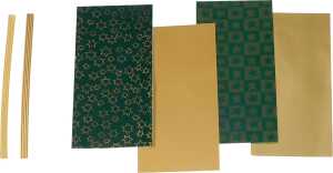 Wachsplatten-Sortiment Sortierung Weihnachten grün